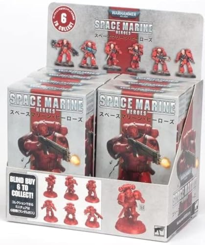 Games Workshop Warhammer 40.000 - Space Marine Heroes 2023: Blood Angels (Eine komplette Box mit 8 Stück) von Games Workshop