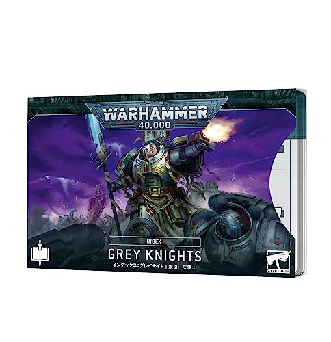 Games Workshop - Warhammer 40.000: Karteikarten - Grey Knights (10. Ausgabe) von Games Workshop