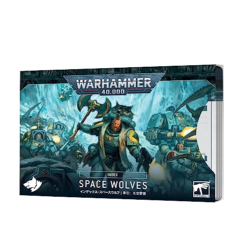 Games Workshop - Warhammer 40.000: Karteikarten - Space Wolves (10. Ausgabe) von Games Workshop