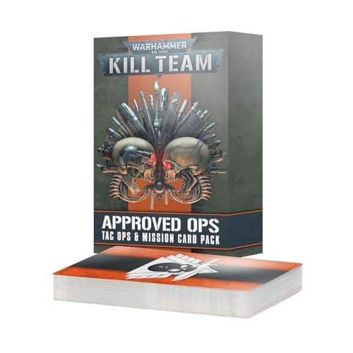 Games Workshop - Warhammer 40K Kill Team - Approved Ops: Tac Ops & Mission Card Pack von Games Workshop