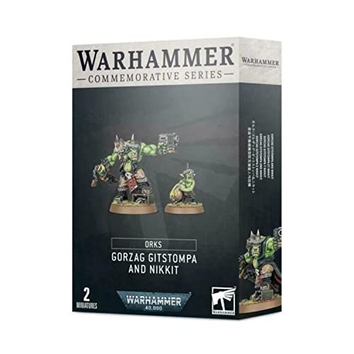 Games Workshop - Warhammer 40K - Orks - Gorzag Gitstompa und Nikkit (Gedenk-Serie) von Games Workshop