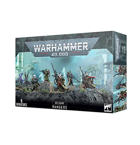 Games Workshop Warhammer 40k - Aeldari Rangers, Schwarz Games Workshop Warhammer 40k - Aeldari Rangers, Schwarz von Games Workshop