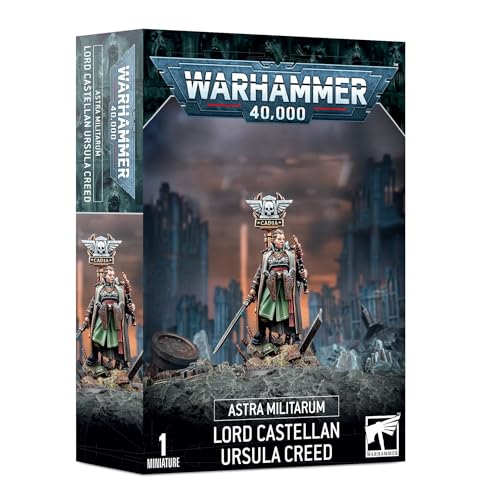 Games Workshop Warhammer 40k - Astra Militarum Herr Castellan Ursula Creed, Schwarz Games Workshop Warhammer 40k - Astra Militarum Herr Castellan Ursula Creed, Schwarz von Games Workshop