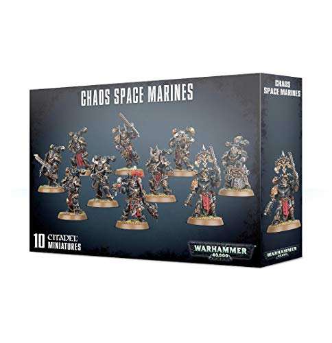 Games Workshop Warhammer 40k - Space Marine du Chaos Squad (2019), Mehrfarbig von Games Workshop