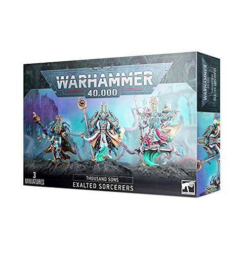 Games Workshop 251,765,059,250.2 cm Tausend Söhne erhabene Zauberer, schwarz Games Workshop 251,765,059,250.2 cm Tausend Söhne erhabene Zauberer, schwarz von Games Workshop