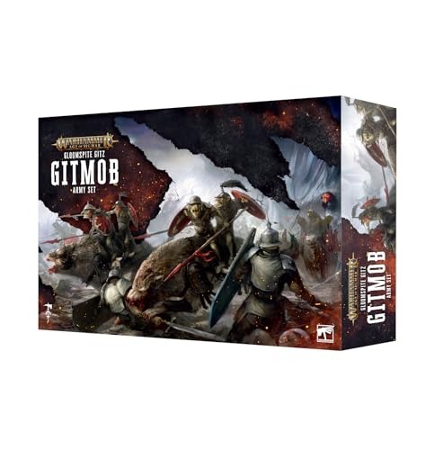 Games Workshop - Warhammer - Age of Sigmar - Gloomspite Gitz: Gitmob Army Set - Plastikmodellbausatz - 14 Jahre - 99 - 4.3 pounds - 11.6 x 17.2 x 3.3 cm von Games Workshop