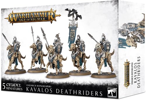 Warhammer AoS - Ossiarch Bonereapers Kavalos Deathriders von Warhammer Age of Sigmar
