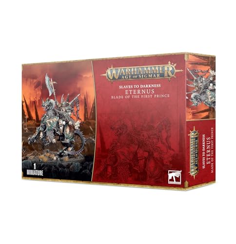 Games Workshop - Warhammer - Age of Sigmar - Slaves to Darkness: Eternus Blade of The First Prince/Chaos Lord on Daemonic Mount von Warhammer Age of Sigmar