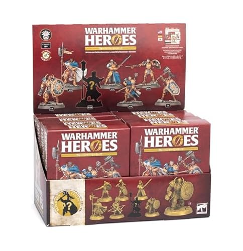 Games Workshop - Warhammer Age of Sigmar - Warhammer Heroes: Stormcast Eternals (Displaybox mit 8 zufälligen Miniaturen) von Games Workshop