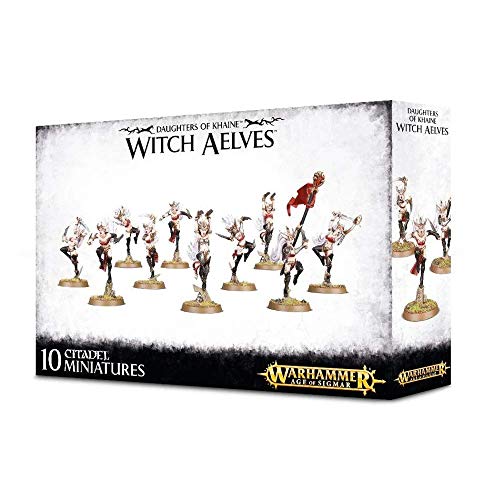 Games Workshop Warhammer AoS - Töchter von Khaine Witch Aelves, Unlackiert von Games Workshop
