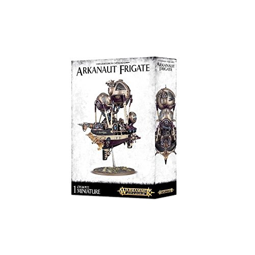 Games Workshop 99120205018 Frigate Kharadron Overlords Arkanaut Fregatte, Black, Klein von Warhammer Age of Sigmar