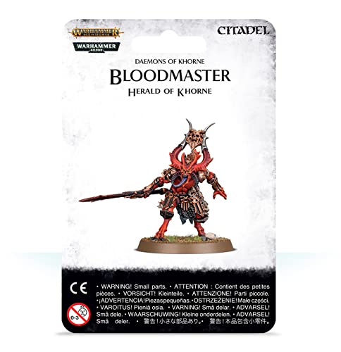 Games Workshop Warhammer AoS & 40k - Daemons of Khorne Bloodmaster, Herald of Khorne Games Workshop Warhammer AoS & 40k - Daemons of Khorne Bloodmaster, Herald of Khorne von Games Workshop
