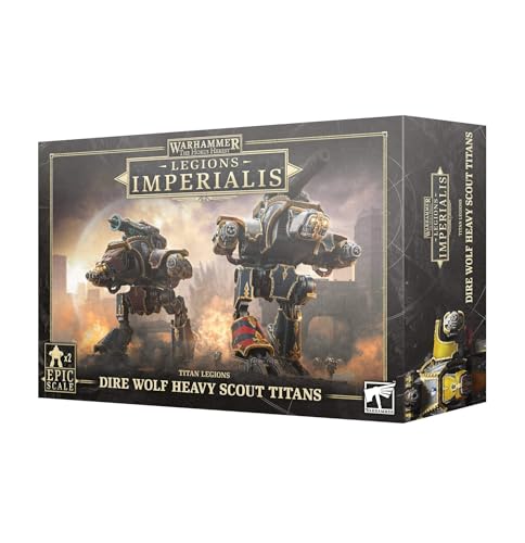 Games Workshop - Warhammer - Legions Imperialis - Dire Wolf Heavy Scout Titans [Epische Skala] von Warhammer