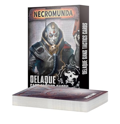 Games Workshop - Warhammer - Necromunda: Delaque Gang Tactics Cards (2nd Edition - 2024) von Warhammer