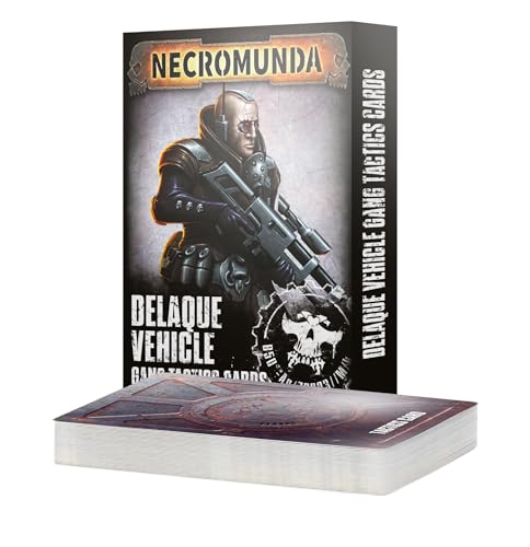 Games Workshop - Warhammer - Necromunda: Delaque Vehicle Gang Tactics Cards (2024) von Warhammer