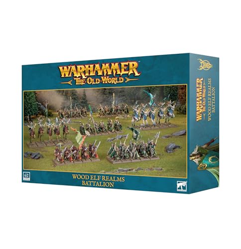 Games Workshop - Warhammer - The Oid World - Wood Elf Realms: Battalion (Army Box Set) von Games Workshop