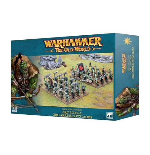 Games Workshop - Warhammer - The Old World - Orc and Goblin Tribes: Orc Boyz & Orc Arrer Boyz Mobs von Warhammer