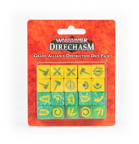 Games Workshop - Warhammer Underworlds - Grand Alliance Destruction Würfel. von Games Workshop