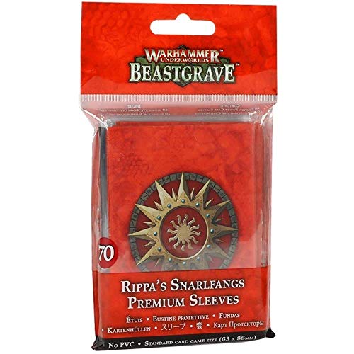 Games Workshop Warhammer Underworlds: Beastgrave - Rippa's Snarlfangs - 70 Sleeves Games Workshop Warhammer Underworlds: Beastgrave - Rippa's Snarlfangs - 70 Sleeves von Games Workshop