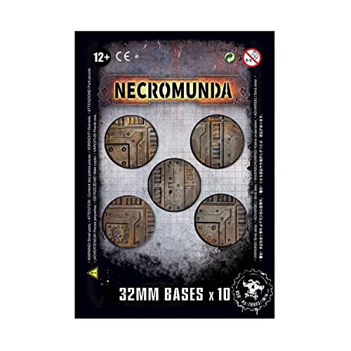 Games Workshop Necromunda+%3A+Sockel+32+mm+%28x10%29 von Games Workshop