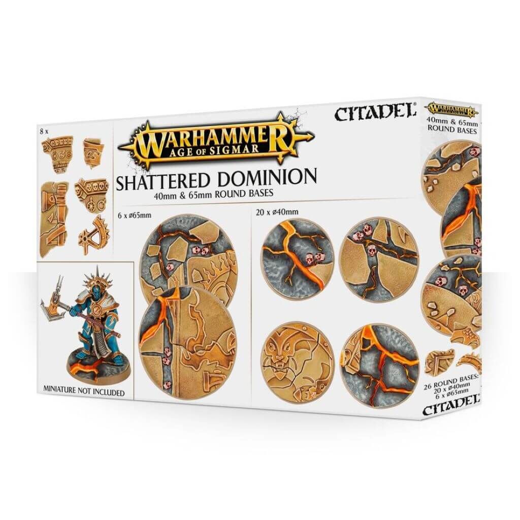 'Shattered Dominion 65 - 40mm Bases' von Games Workshop