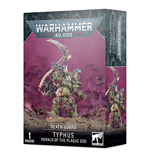Warhammer +40k+-+Death+Guard+Typhus+%3A+Typhus+-+H%C3% A9raut+du+Gott+de+la+Pest, Schwarz Warhammer +40k+-+Death+Guard+Typhus+%3A+Typhus+-+H%C3% A9raut+du+Gott+de+la+Pest, Schwarz von Warhammer