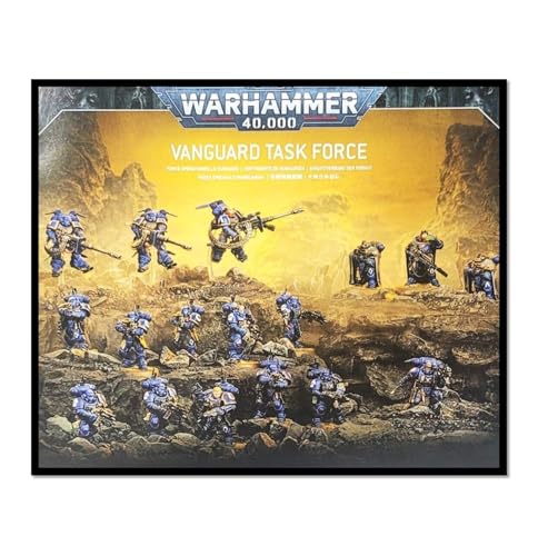 Games Workshop - Warhammer 40K Vanguard Task Force: TABLETOP_GAME - Miniaturenkriegsspiel - Schwarz - Action - Science-Fiction - Silent Clad - 17 Plastikmodelle - Space Marines - 12+ Games Workshop - Warhammer 40K Vanguard Task Force: TABLETOP_GAME - Miniaturenkriegsspiel - Schwarz - Action - Science-Fiction - Silent Clad - 17 Plastikmodelle - Space Marines - 12+ von Games Workshop