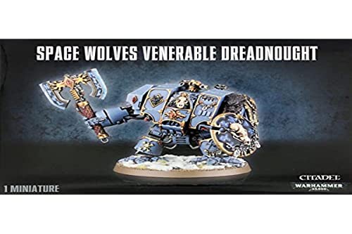 Games Workshop Warhammer 40k - Space Wolves Dreadnought Ehrwürdig von Games Workshop