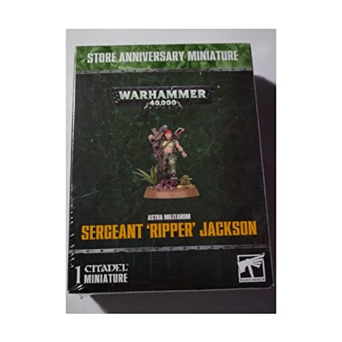 Warhammer 40k: Astra Militarum Sergeant Ripper Jackson LE Figur Warhammer 40k: Astra Militarum Sergeant Ripper Jackson LE Figur von Games Workshop