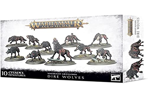 Warhammer AoS - Soulblight Gravelords Dire Wolves von Warhammer Age of Sigmar