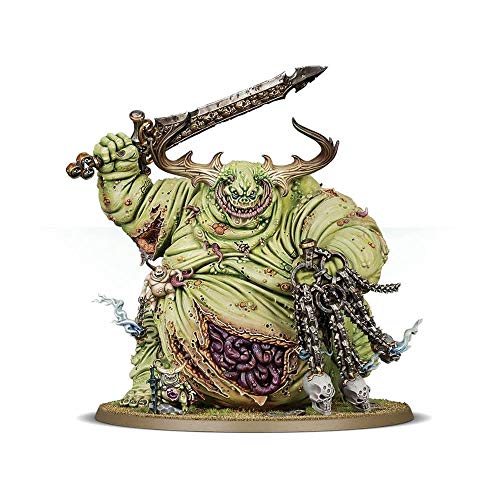 Games Workshop Warhammer AoS & 40k - Chaos Daemons Great Unclean One, Schwarz von Games Workshop