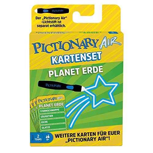 Mattel Games GYP08 - Pictionary Air Erweiterungskartenset Planet Erde, Zeichenspiel für die ganze Familie, ab 8 Jahren von Mattel Games