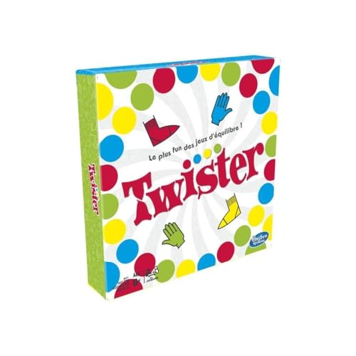 Twister – Gesellschaftsspiel, Spaß mit Balance, französische Version von Hasbro Gaming