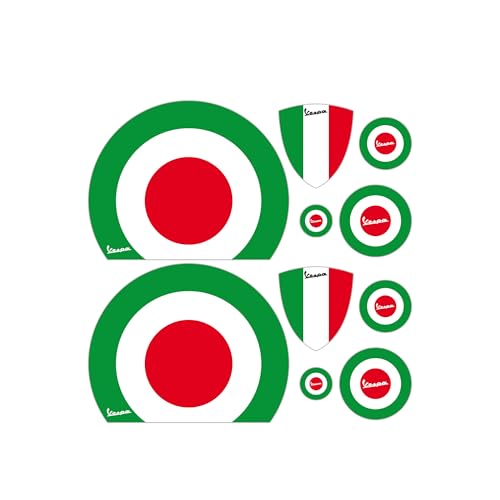 GamesMonkey Aufkleber VESPA Set PIAGGIO vespa flags Italien Felge GamesMonkey Aufkleber VESPA Set PIAGGIO vespa flags Italien Felge von GamesMonkey