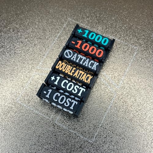 Gametokenz TCG, Effektwürfel, Power Counter, Can't Attack, Double Attack, Rush, Banish, Blocker, Freeze, Cost Reduction & Increase, One Piece, 5 STK Gametokenz TCG, Effektwürfel, Power Counter, Can't Attack, Double Attack, Rush, Banish, Blocker, Freeze, Cost Reduction & Increase, One Piece, 5 STK von Gametokenz