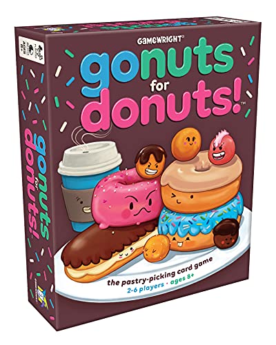Gamewright , Go Nuts for Donuts, Board Game, Ages 8+, 2-6 Players, 20 Minutes Playing Time von Gamewright