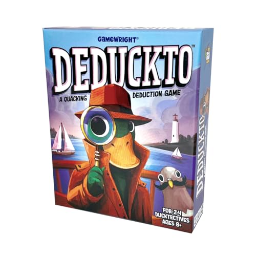 Gamewright Deduckto Familien-Kartenspiel, ab 8 Jahren, für 2–5 Spieler, über 15 Minuten Spieldauer von Gamewright