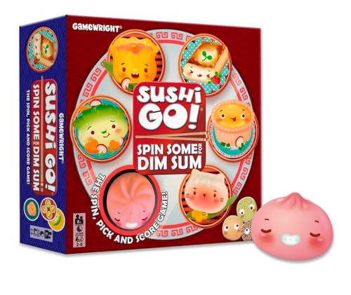 Gamewright Sushi go! Spin Some for Dim Sum | Familienspiel | ab 8 Jahren | 2–6 Spieler | 20 Minuten Spieldauer von Gamewright