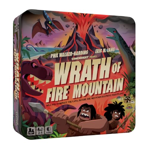 Gamewright Wrath of Fire Mountain, kooperatives Brettspiel, ab 10 Jahren, 2–4 Spieler, 45–60 Minuten Spieldauer Gamewright Wrath of Fire Mountain, kooperatives Brettspiel, ab 10 Jahren, 2–4 Spieler, 45–60 Minuten Spieldauer von Gamewright