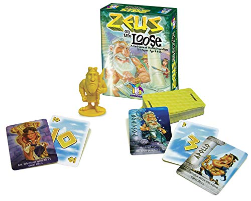 Gamewright , Zeus On The Loose Game, Card Game, Ages 8+, 2-5 Players, 15 Minutes Playing Time von Gamewright