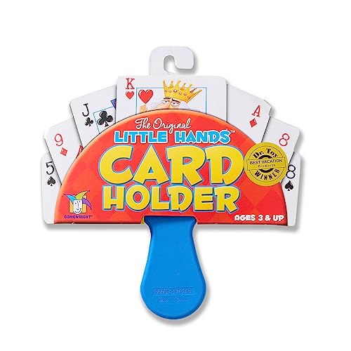 Asmodée Gamewright, Little Hands Card Holder, Card Game, Ages 3+, 1 Players,Red and Blue von Gamewright