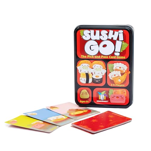 Asmodée Gamewright, Sushi Go Game, Card Game, Ages 8+, 2-5 Players, 15 Minutes Playing Time von Gamewright