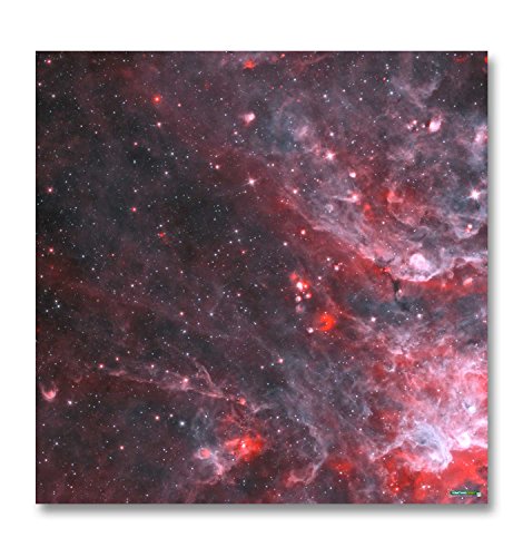 Red Nebula Gaming-Matte (122 x 122 cm) von Gaming Mats By Bigmouth