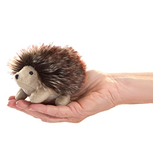 Folkmanis Fingerpuppe Puppet Mini Igel 2668, beige, braun von Folkmanis