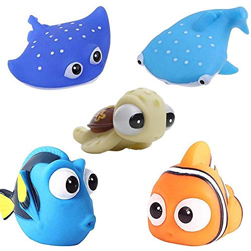 Kleinkind-Badespielzeug für Jungen und Mädchen, Baby-Wasserbadezeit, niedliche Fischspielzeuge, fröhliche Unterwassergeschichte, Wasserspritzer, Spray, Badewanne, Babyspiel, Kinder, Wasserspi Kleinkind-Badespielzeug für Jungen und Mädchen, Baby-Wasserbadezeit, niedliche Fischspielzeuge, fröhliche Unterwassergeschichte, Wasserspritzer, Spray, Badewanne, Babyspiel, Kinder, Wasserspi von Anzmtosn