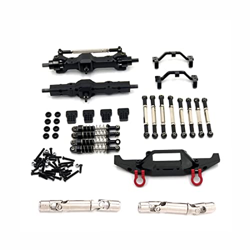 Ganekihedy Metall-Upgrade-Teile-Kit Vorne Hinten Achsverbindungsstange für C14 C24 Fayee FY003 1/16 RC Car Upgrades Teile ZubehöR,2 von Ganekihedy