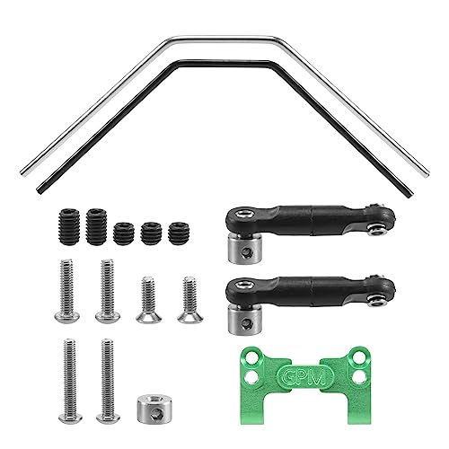 Ganekihedy Metall Vorne Hinten Sway Bar Set für 1/8 Sledge RC Car Upgrade Teile Ersatzteile ZubehöR,GrüN von Ganekihedy