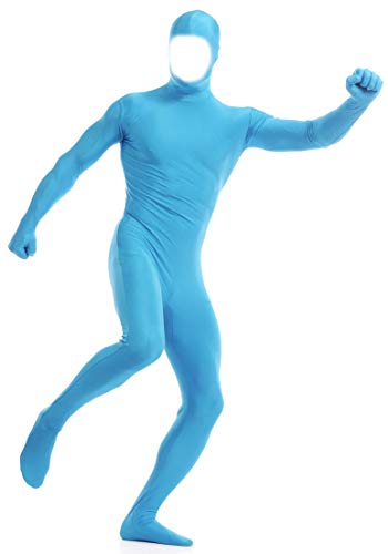 Gaoin Damen und Herren Body Zentai Lycra Elastan - blau - Small von Gaoin