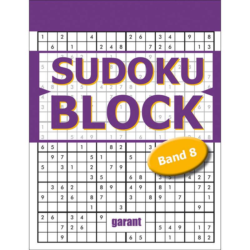 Sudoku Block.Bd.8 von Garant, Renningen
