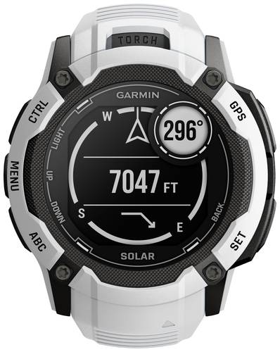 Garmin INSTINCT® 2X SOLAR Smartwatch Stein, Weiß von Garmin